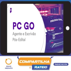 PC-GO (Agente e Escrivão) Pacote Completo - 2022 (Pós-Edital) - Estratégia Concursos