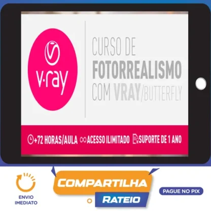 Curso Fotorrealismo com Vray Butterfly - Thi Lima