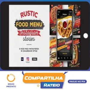 Menu Rústico de Comida: Instagram Stories - Envato Elements