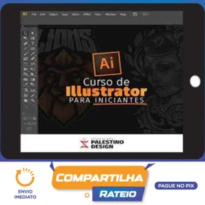 Curso de Adobe Illustrator (Básico ao Avançado) - Palestino Designer