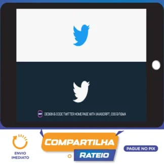 Design and Code Twitter Home Page with JavaScript, CSS & Figma - Hossein Boroji [INGLÊS]