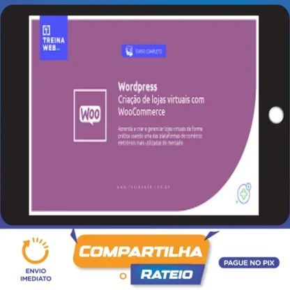 Wordpress Criação de Lojas Virtuais com Woocommerce 2021 - Treinaweb