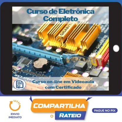 Curso de Eletronica em 5 Dvd (Video Aula) - Autor Não Informado