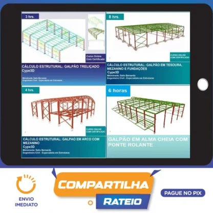 Curso Calculo e Otimização de Coberturas Metálicas - Ítallo Bernardo