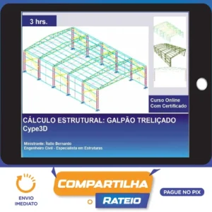 Cype3D: Galpão Treliçado - Ítallo Bernardo