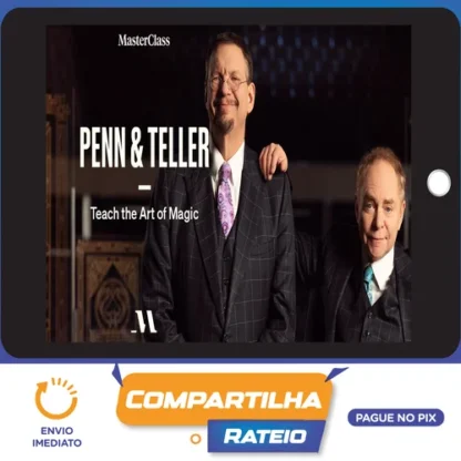 MasterClass: Teach the Art of Magic - Penn & Teller [INGLÊS]