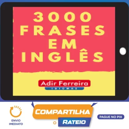 3000 (Frases + Áudio) em Inglês - Adir Ferreira