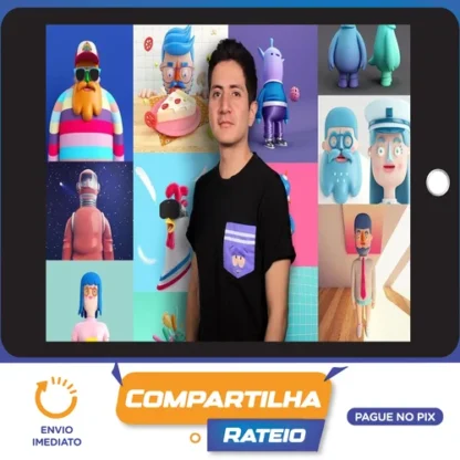 DOMESTIKA: Design de Personagens no Cinema 4D: do Esboço à Impressão 3D - Aarón Martínez [ESPANHOL]
