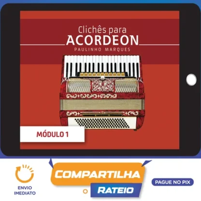 Curso de Acordeon Intermediário: Vol. 2 - Paulinho Marques
