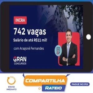 INCRA, Conhecimentos Básicos: Cargos de Analista, Administrativo, Reforma e Desenvolvimento Agrário e Engenheiro Agrônomo - Gran Cursos Online